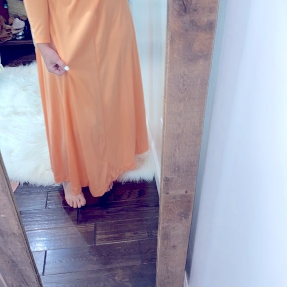 Vintage JC Penny maxi dress with fringe union made size small - Picture 3 of 7